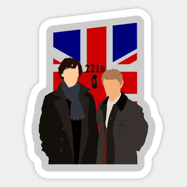 221B Sticker by AlexMathewsDesigns